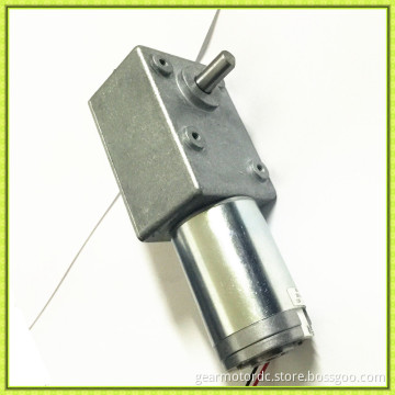 Long lifetime little backlash high toque 30 rpm 12 volt worm gear motor